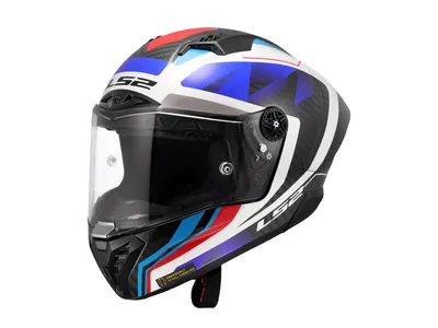 LS2 FF805 Thunder GP Aero Raute Helmet - Blue / Red