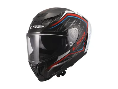 LS2 FF807 Dragon Subic Helmet - White / Blue / Red