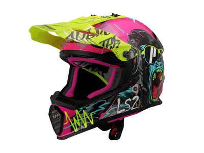 LS2 MX437 Fast Evo II Mini Gorilla Helmet - Purple