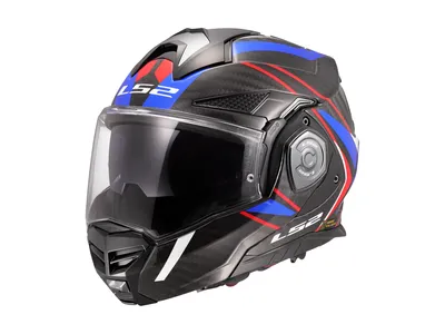 LS2 FF901 Advant X Carbon Helmet - Future II White / Blue