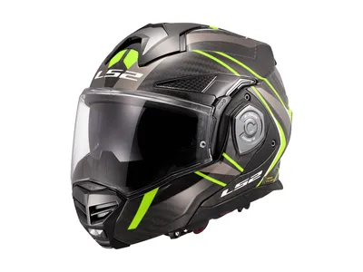 LS2 FF901 Advant X Carbon Helmet - Future II Hi-Vis Yellow