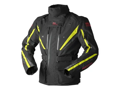 RST Pro Series Paragon D3O Textile Jacket - Black / Fluo Yellow