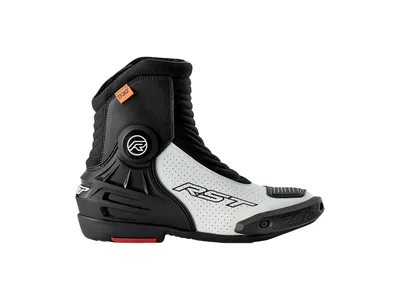 RST TracTech Evo Short D3O Boots - Black / White