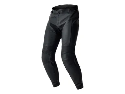 RST T2 D3O Leather Trousers - Black / Black