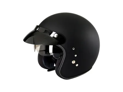 Duchinni D501 Solid Matt Helmet - Matt Black