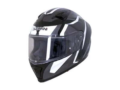 Duchinni D985 Helmet - Black / White