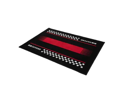 Oxford Door Mat - Pitlane Red