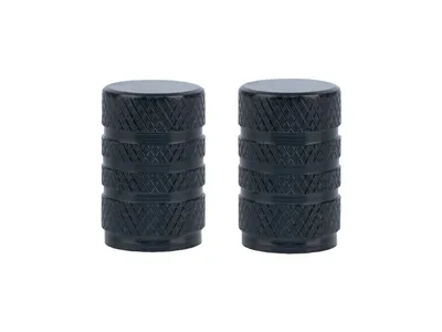 Oxford Valve Caps - Gripper Black