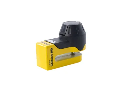 Oxford Mini T Disc Lock - Yellow