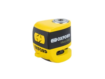 Oxford Micro XA5 Alarm Disc Lock - Yellow / Black