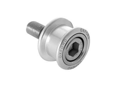 Oxford M12 (1.25 Thread) Paddock Stand Spinners - Silver