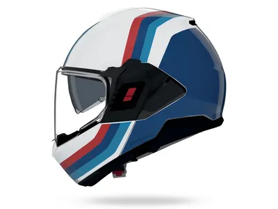 Nolan N120-1 Lineo 347 Helmet - White / Blue / Red