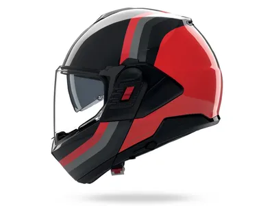 Nolan N120-1 Lineo 351 Helmet - Black / Red / Grey