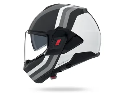 Nolan N120-1 Lineo 348 Helmet - Black / White / Silver