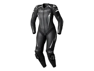 RST TracTech Evo D3O Women's Leather 1-Piece Suit - Black / White