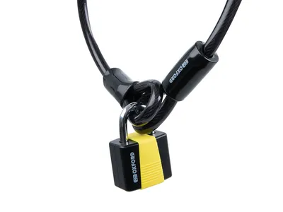 Oxford Loop Lock 10 Cable & Padlock - 1.8m