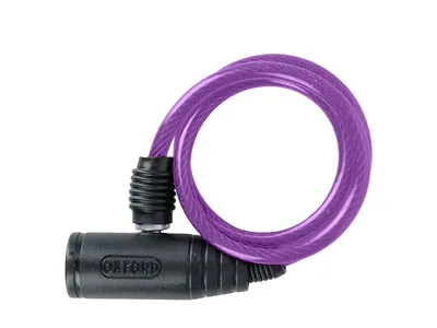 Oxford Bumper Cable Lock - Purple