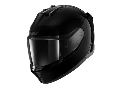 Shark D-Skwal 3 Helmet - Blank BLK - Gloss Black