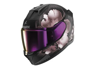 Shark D-Skwal 3 Helmet - Mayfer KVQ - Matt Black / Violet / Gold