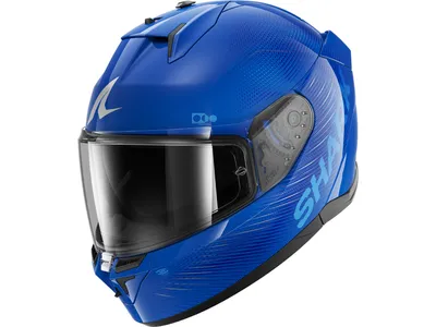 Shark D-Skwal 3 Helmet - SP Lyne BSB - Blue / Silver / Blue