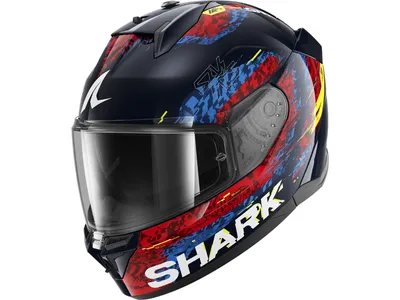 Shark D-Skwal 3 Helmet - Speed-Vib BRB - Blue / Red / Blue