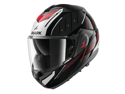 Shark Oxo Helmet - Rydger KSR - Black / Silver / Red