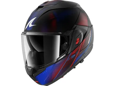 Shark Oxo Helmet - Speed-Tech KBR - Matt Black / Blue / Red