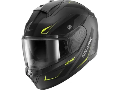 Shark Ridill 2 Helmet - Mekarium AAY - Matt Anthracite / Yellow
