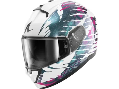 Shark Ridill 2 Helmet - Reptaia WVX - White / Violet / Pearl