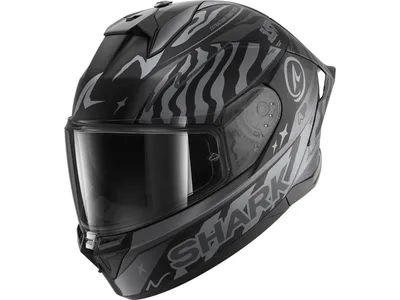 Shark Skwal Cup Helmet - Speed-Fancy KAS - Matt Black / Anthracite / Silver