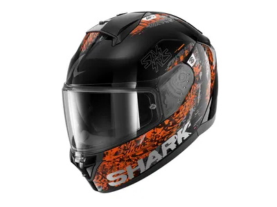 Shark Ridill 2 Helmet - Speed-Vib KAO - Black / Anthracite / Orange