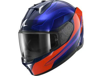 Shark Skwal i3 Helmet - Mekarium BOB - Blue / Orange / Blue