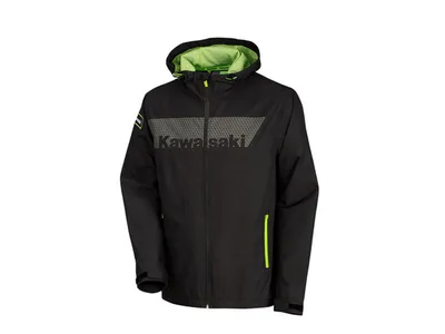Kawasaki Sports 2026 Windbreaker Jacket - Black / Green