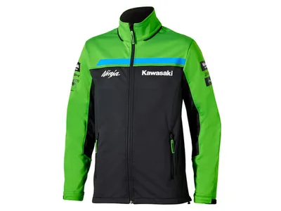 Kawasaki WSBK 2026 Softshell Jacket - Green / Black