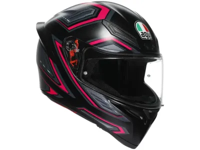 AGV K1-S Sling Helmet - Matt Black / Pink
