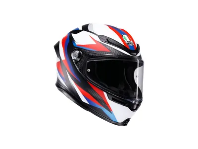 AGV K6-S Timewarp Helmet - Red / White / Blue