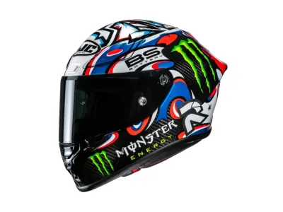 HJC RPHA 1 V2 Carbon Helmet - Quartararo Le Mans 3