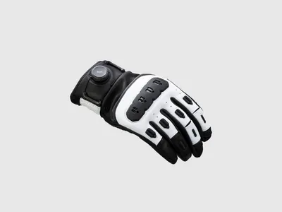 Knox Orsa MK3 Leather Gloves - White / Black