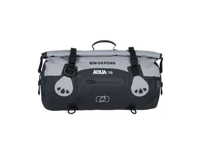 Oxford Aqua T-70 Roll Bag - Grey / Black