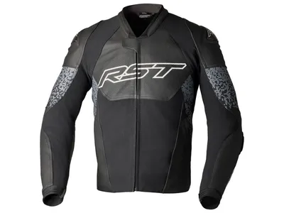 RST Pro Series Supersport-K CE Leather Jacket - Black / Grey