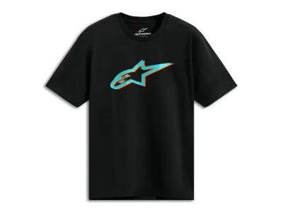 Alpinestars Ageless Shadow CSF T-Shirt - Black / Turquoise