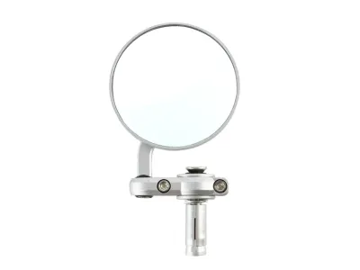 Oxford Bar End Mirrors - Silver