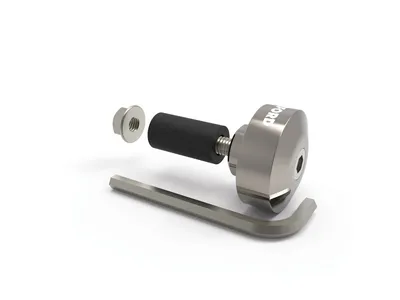 Oxford Bar Ends 1 - Silver