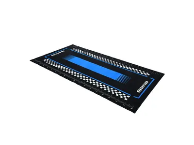 Oxford Workshop Mat L - Pitlane Suzi Blue