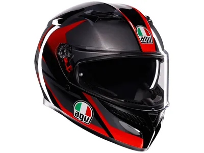 AGV K3 Striga Helmet - Red