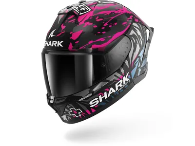 Shark Skwal Cup Replica Helmet - Redding KVB - Matt Black / Violet / Blue
