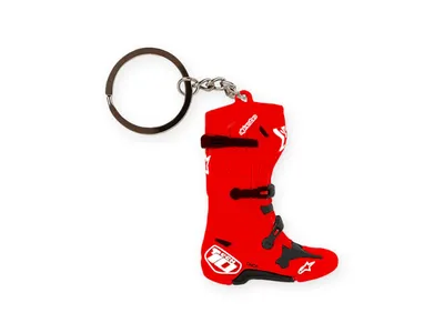 Alpinestars New Tech 10 Boot Key Fob - Red