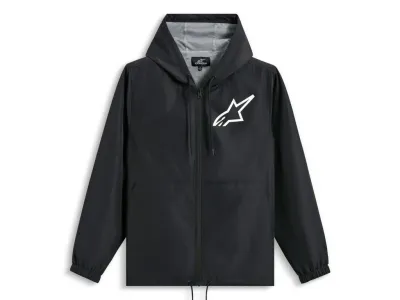 Alpinestars Speeder Chromium Windbreaker Jacket - Black / White