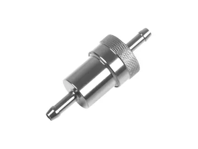 Gear Gremlin Alloy Fuel Filter - Silver