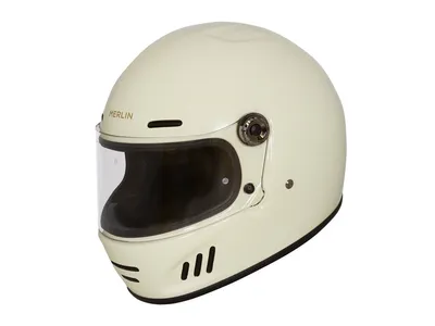 Merlin Revival Helmet - Vintage White